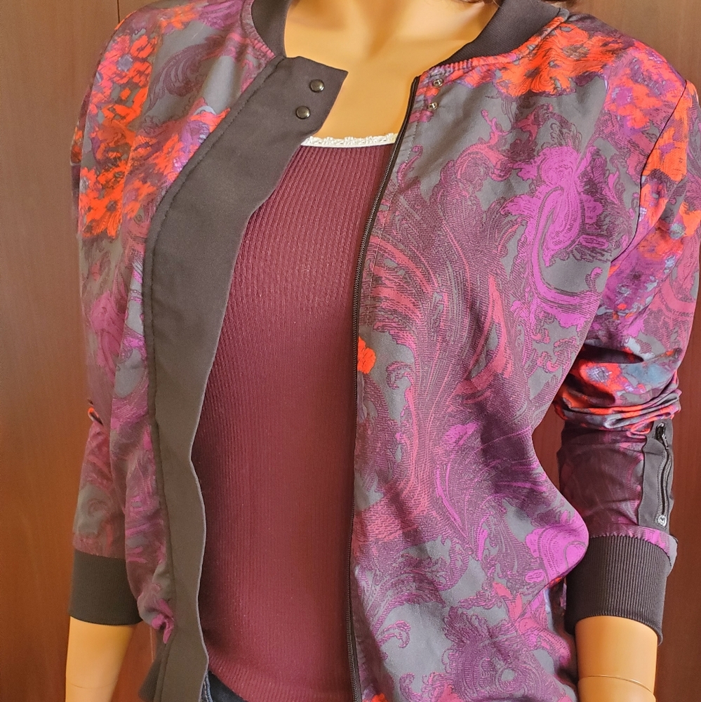 Fabletics Ithaca Romantic Print Bomber Jacket - image 4